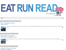 Tablet Screenshot of eatrunread.com